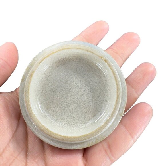 Prestige Place Pottery Trinket Covered Dish Museum of American Folk Art Japan - Picture 6 of 14